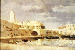 The Port of Algiers, Albert Lebourg